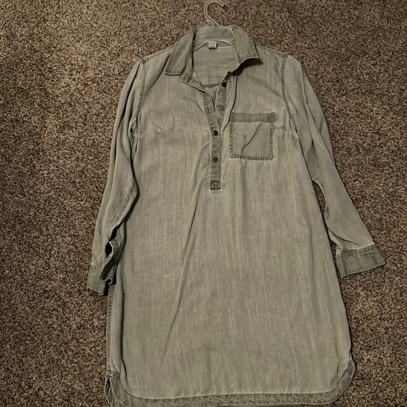 Old navy long sleeve denim dress - Picture 1 of 3